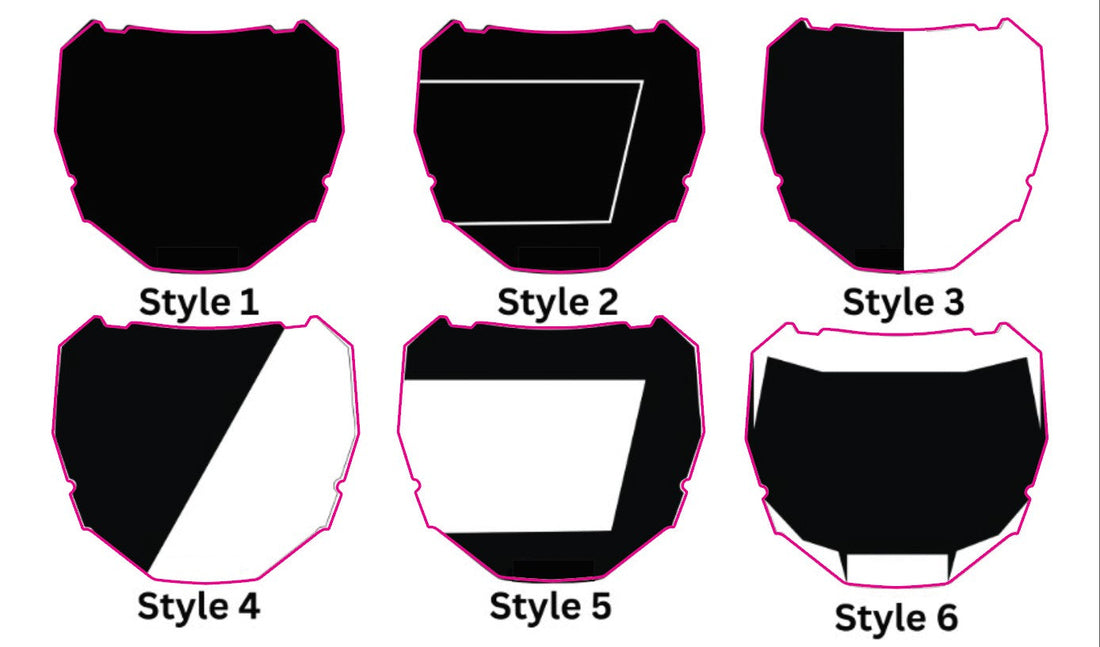 Custom ODI Number Plate Decal